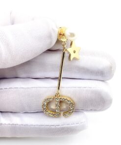 Alternative view of DIOR CD GOLD EARRINGS