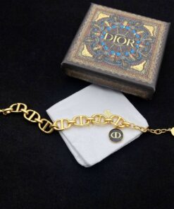 Alternative view of DIOR GOLD CHARM NECKLACE