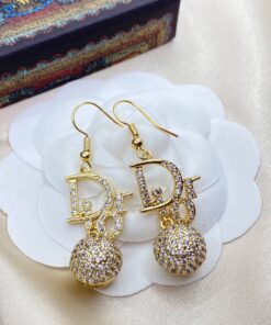 DIOR GOLD EARRINGS