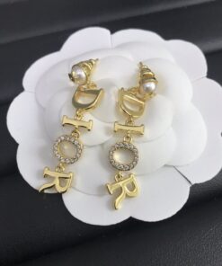 DIOR GOLD EARRINGS