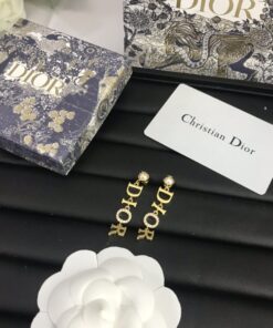 Alternative view of DIOR GOLD EARRINGS