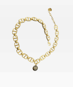 DIOR GOLD CHARM NECKLACE