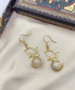 Alternative view of DIOR GOLD EARRINGS