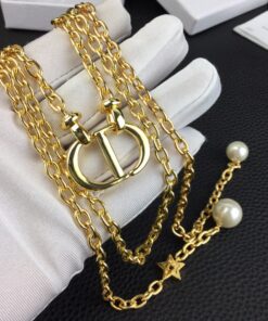 Alternative view of DIOR GOLD NECKLACE